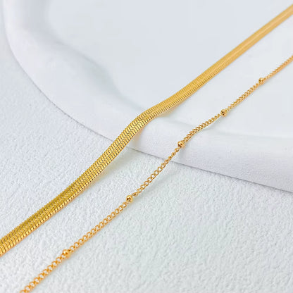 Emanco Multi-Layer Stainless Steel Choker Necklace - Trendy High-Quality Bohemian Jewelry for Women