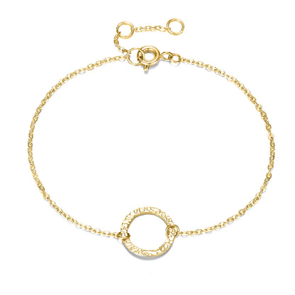 Ladies' Korean Minimalist Adjustable Chain Bracelet in 316L Surgical Stainless Steel