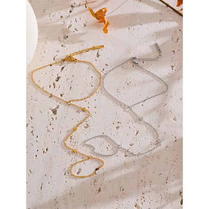 JINYOU 1912 Waterproof Minimalist Chain Hand and Finger Bracelet for Women - Summer Fashion Jewelry Accessory