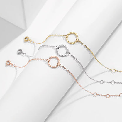 Ladies' Korean Minimalist Adjustable Chain Bracelet in 316L Surgical Stainless Steel