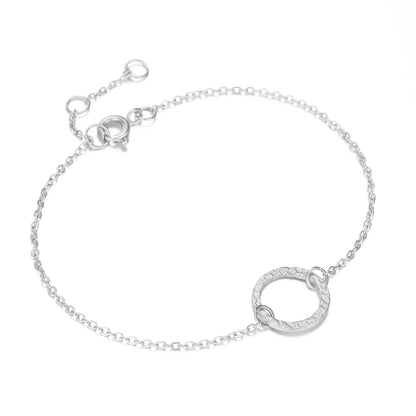 Ladies' Korean Minimalist Adjustable Chain Bracelet in 316L Surgical Stainless Steel