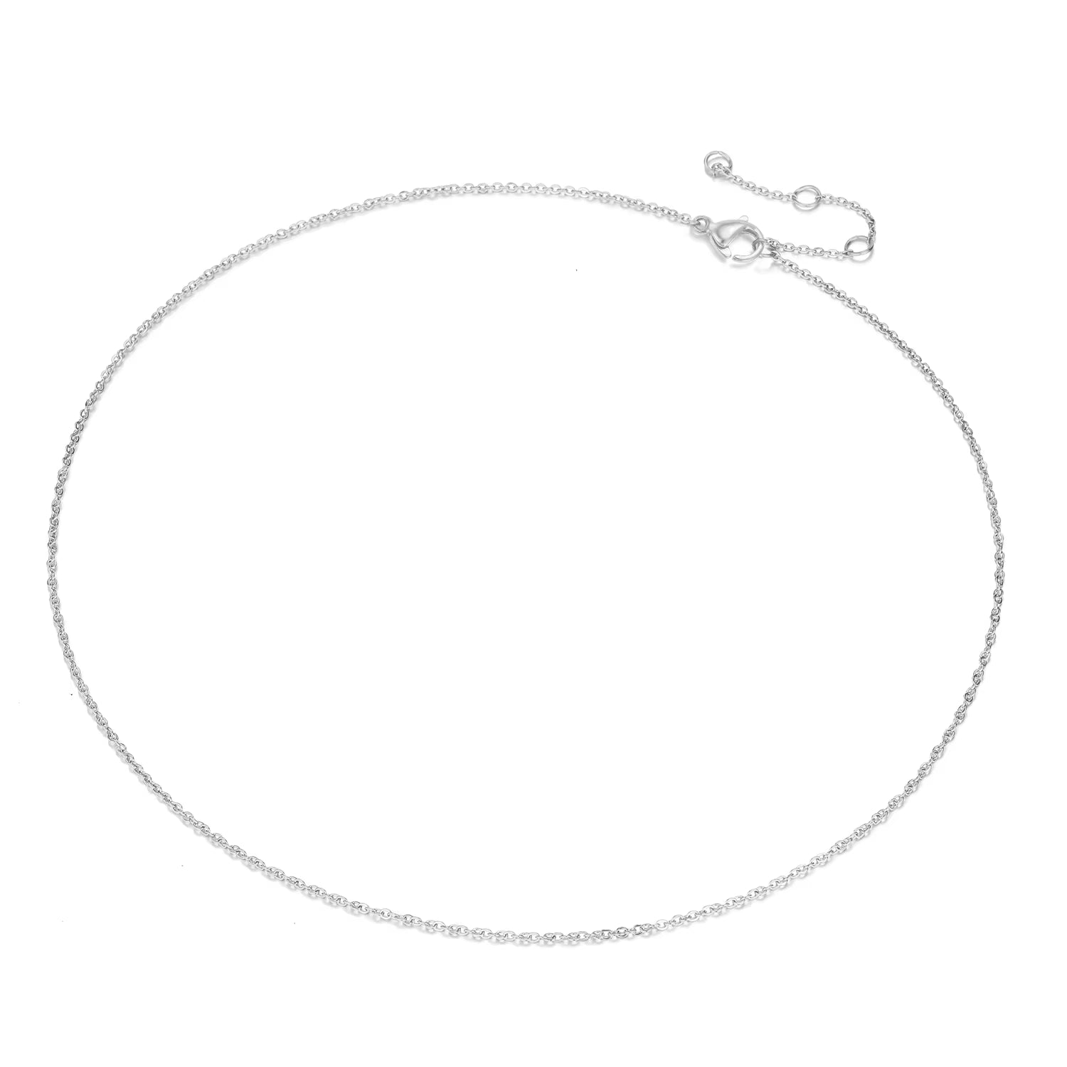 Emanco Stainless Steel Gold Thin Chain Link Choker Necklace for Women - Wholesale Fashion Jewelry