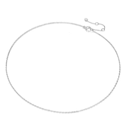 Emanco Stainless Steel Gold Thin Chain Link Choker Necklace for Women - Wholesale Fashion Jewelry