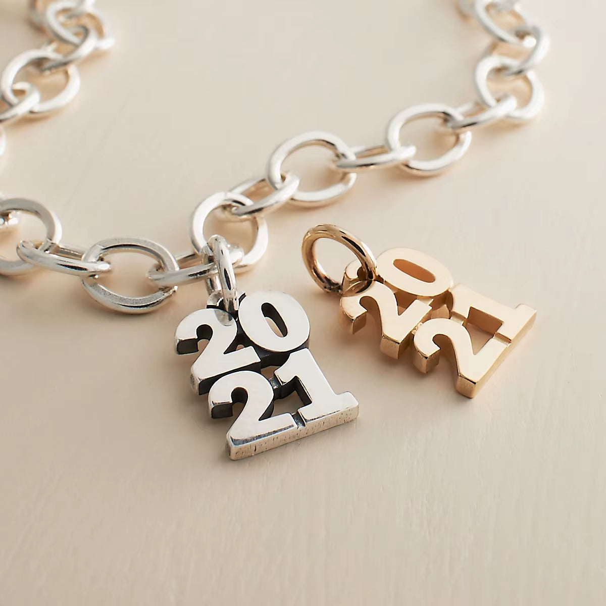 Wholesale Geometric O-Shaped Link Chain Bracelet - Gold Plated Silver Fashion Jewelry for Women