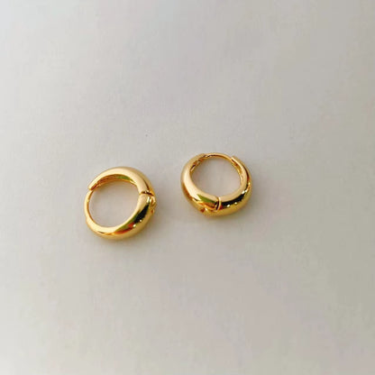 Custom Wholesale Dainty 18K Gold Plated Stainless Steel Small Hoop Earrings for Women